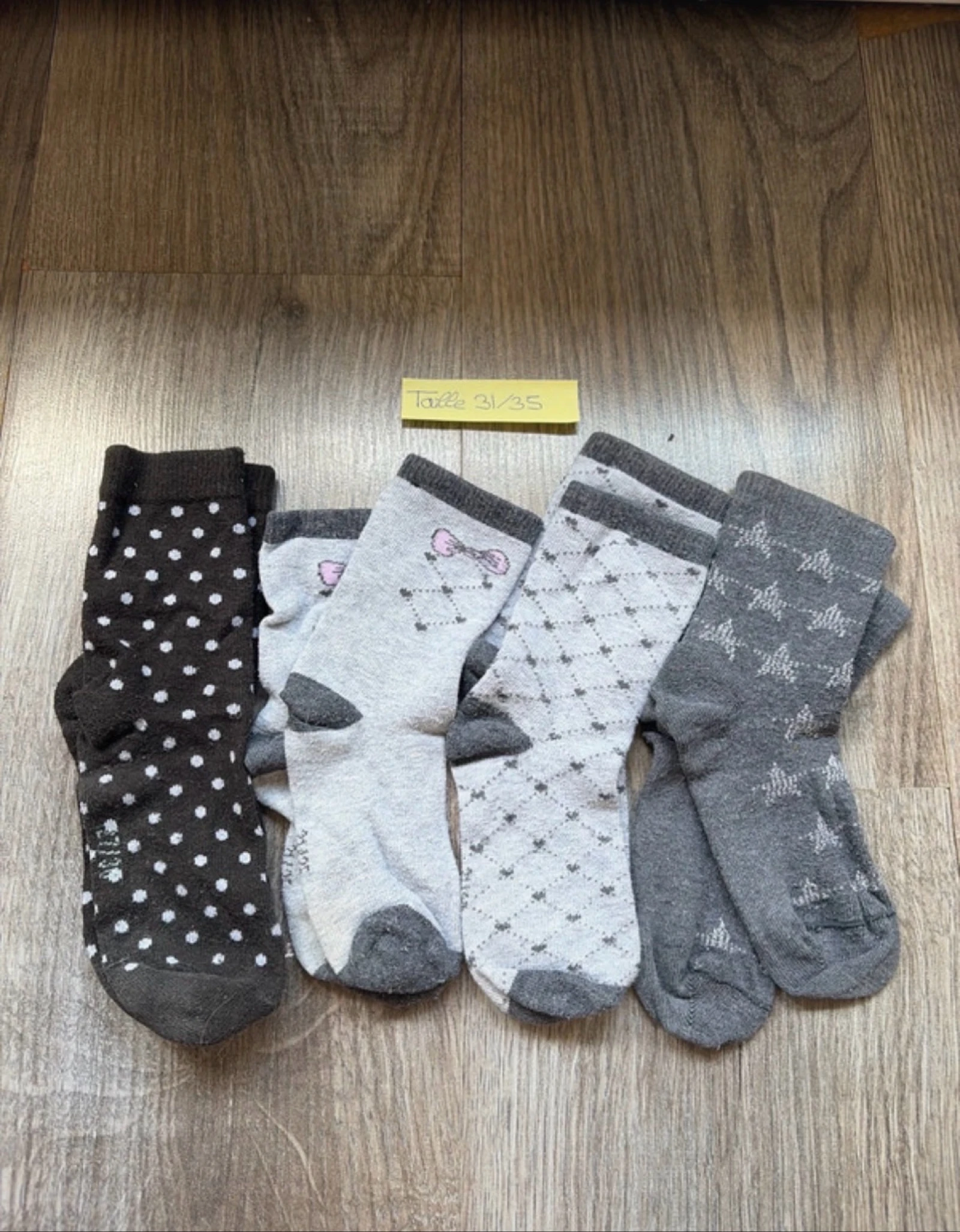 Set van 4 paar sokken 31/35 – photo 2